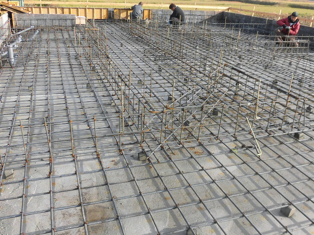 鴨川市
企業向け工事
基礎工事
鉄筋配筋
コンクリート基礎
建設工事